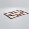 Ekena Millwork Medium Hastings Decorative Fretwork Wood Wall Panels, Walnut, 10 1/4"W x 15 3/8"H x 3/8"T WALW16X16X0375HASWA - alternate 5